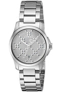 Buy Gucci Women's Swiss Made Quartz Stainless Steel Silver Dial 27mm Watch YA126551 in Pakistan