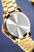Buy Gucci Women's Swiss Made Quartz Stainless Steel Gold Dial 27mm Watch YA126553 in Pakistan