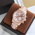 Buy Michael Kors Womens Quartz Ritz Stainless Steel Rose Gold Dial 37mm Watch - Mk6307 in Pakistan