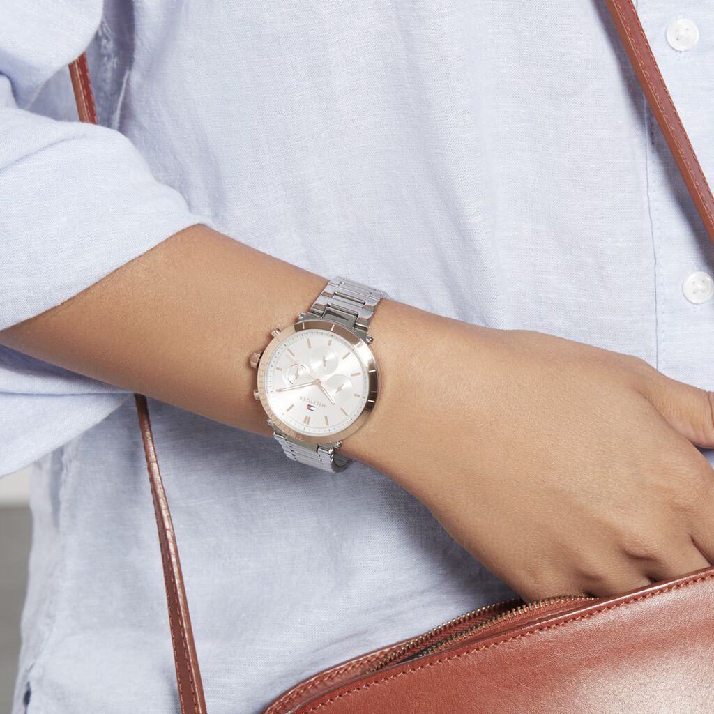 Buy Tommy Hilfiger Quartz Stainless Steel Silver Dial 38mm Watch for Women - 1782348 in Pakistan
