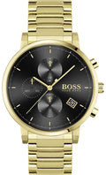 Buy Hugo Boss Mens Chronograph Quartz Integrity Stainless Steel Black Dial 43mm Watch - 1513781 in Pakistan