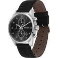 Buy Hugo Boss Quartz Black Leather Strap Black Dial 44mm Watch for Men - 1513782 in Pakistan