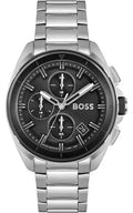 Buy Hugo Boss Volane Silver Steel Black Dial Men's Chrono Watch - 1513949 in Pakistan