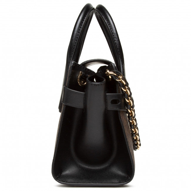 Buy Michael Kors White Tan Signature Coated Canvas and Leather Carmen Satchel Bag Small in Pakistan