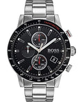 Buy Hugo Boss Mens Chronograph Quartz Rafale Stainless Steel Black Dial 44mm Watch - 1513509 in Pakistan