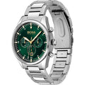 Buy Hugo Boss Mens Quartz Pioneer Stainless Steel Green Dial 44mm Watch - 1513868 in Pakistan