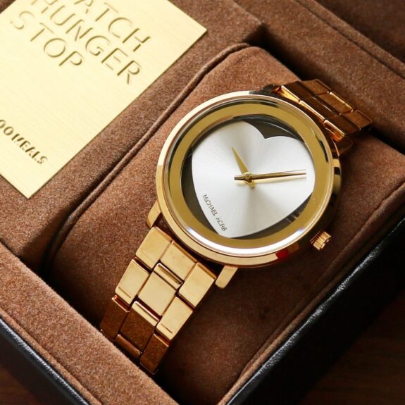 Buy Michael Kors Women's Jaryn Gold-Tone Gold Stainless Steel Watch - MK3623 in Pakistan