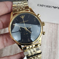Buy Emporio Armani Mens Analogue Quartz Stainless Steel Black Dial 41mm Watch - Ar1893 in Pakistan