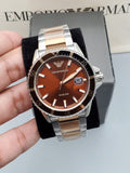 Buy Emporio Armani Quartz Stainless Steel Brown Dial 42mm Watch for Men - Ar11340 in Pakistan