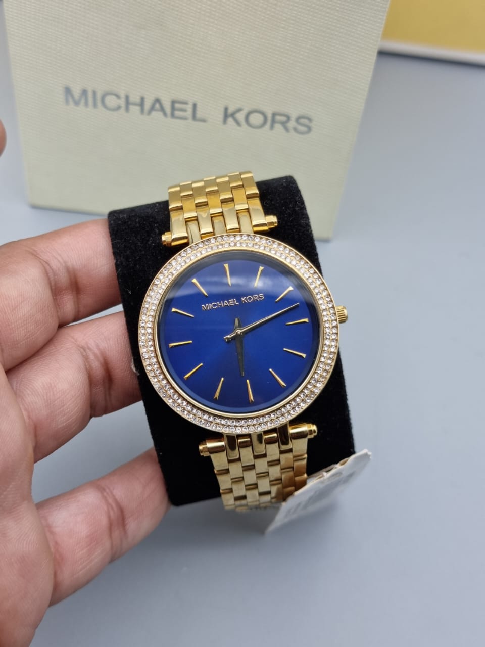 Buy Michael Kors Womens Quartz Darci Gold Stainless Steel Blue Dial 39mm Watch - Mk3406 in Pakistan