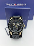 Buy Tommy Hilfiger Quartz Black Silicone Strap Black Dial 44mm Watch for Men - 1791636 in Pakistan