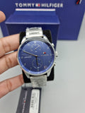 Buy Tommy Hilfiger Mens Quartz Stainless Steel Blue Dial 44mm Watch - 1791575 in Pakistan