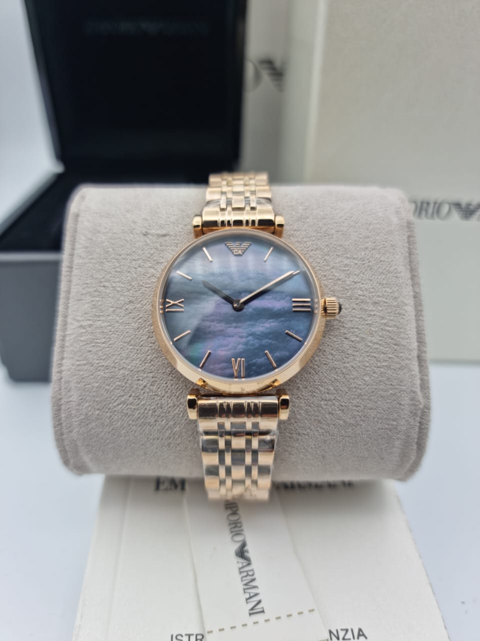 Buy Emporio Armani Women's Analog Stainless Steel Black Dial 32mm Watch AR11145 in Pakistan