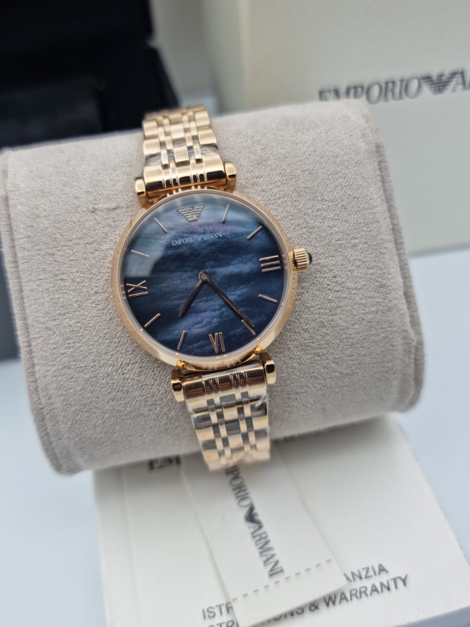 Buy Emporio Armani Women's Analog Stainless Steel Black Dial 32mm Watch AR11145 in Pakistan