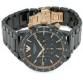Buy Emporio Armani Men's Quartz Black Ceramic Black Dial 43mm Watch AR70002 in Pakistan