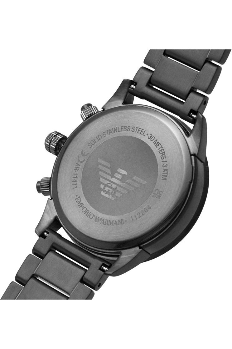 Buy Emporio Armani Men's Chronograph Stainless Steel MultiColour Dial 43mm Watch AR11471 in Pakistan