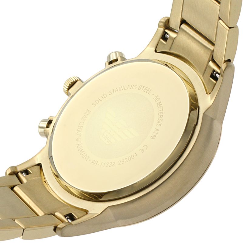 Buy Emporio Armani Mens Chronograph Quartz Stainless Steel Off White Dial 43mm Watch - Ar11332 in Pakistan