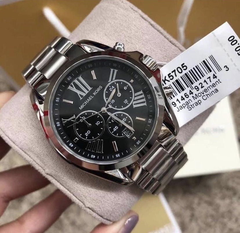 Buy Michael Kors Mens Chronograph Quartz Bradshaw Stainless Steel Black Dial 44mm Watch - Mk5705 in Pakistan