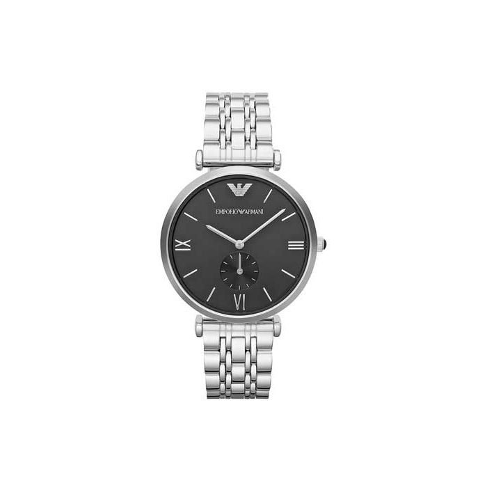 Buy Emporio Armani Stainless Steel Black Dial 40mm Watch for Men - Ar1676 in Pakistan