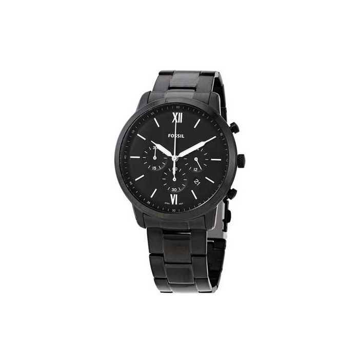 Buy Men's Chronograph Quartz Neutra Black Stainless Steel Black Dial 44Mm Watch in Pakistan