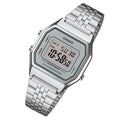 Buy Casio Silver Stainless Steel Ladies Digital Vintage Watch - LA-680WA-7D in Pakistan