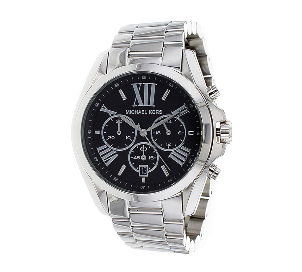 Buy Michael Kors Mens Chronograph Quartz Bradshaw Stainless Steel Black Dial 44mm Watch - Mk5705 in Pakistan