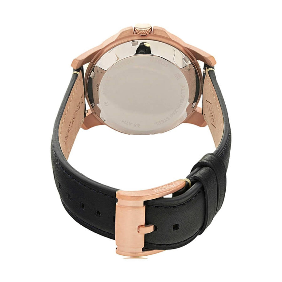 Buy Fossil Men's Chronograph Quartz Blue Leather Strap Blue Dial 43mm Watch FS5237 in Pakistan