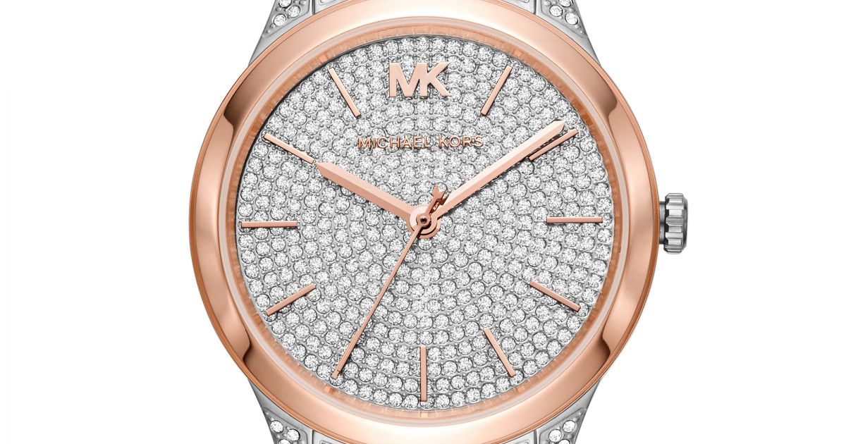 Buy Michael Kors Womens Quartz Runway Mercer Stainless Steel Silver Crystal Dial 38mm Watch - Mk6716 in Pakistan
