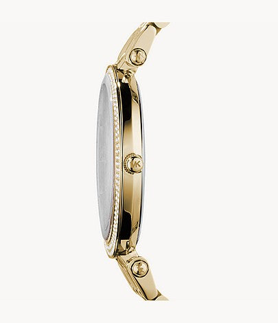 Buy Michael Kors Women’s Quartz Stainless Steel Gold Dial 39mm Watch - MK3191 in Pakistan