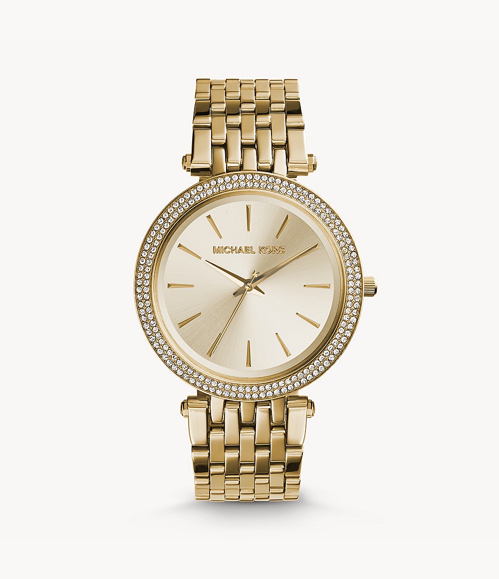 Buy Michael Kors Women’s Quartz Stainless Steel Gold Dial 39mm Watch - MK3191 in Pakistan