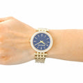 Buy Michael Kors Womens Quartz Darci Gold Stainless Steel Blue Dial 39mm Watch - Mk3406 in Pakistan