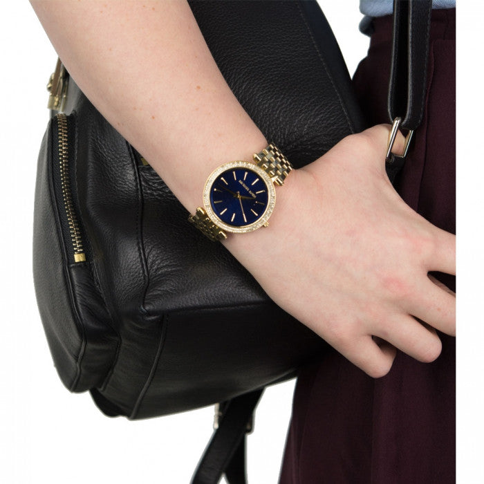 Buy Michael Kors Womens Quartz Darci Gold Stainless Steel Blue Dial 39mm Watch - Mk3406 in Pakistan