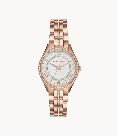 Buy Michael Kors Women's Lauryn Three-hand Rose Gold-tone Stainless Steel Watch - Mk3716 in Pakistan