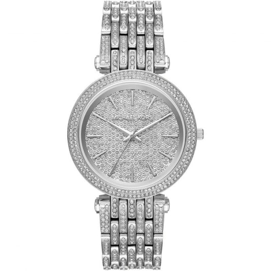 Buy Michael Kors Darci Silver Diamonds Dial Silver Stainless Steel Strap Watch for Women - Mk3779 in Pakistan