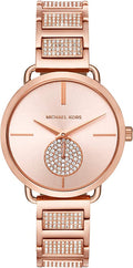 Buy Michael Kors Portia Crystal Rose Gold Dial Stainless Steel Strap Ladies Watch - Mk3853 in Pakistan