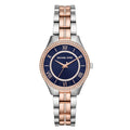 Buy Michael Kors Womens Quartz Lauryn Two Tone Stainless Steel Blue Dial 33mm Watch - Mk3929 in Pakistan