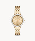 Buy Michael Kors Womens Quartz Darci Gold Stainless Steel Gold Dial 35mm Watch - Mk4513 in Pakistan