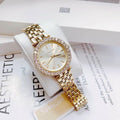 Buy Michael Kors Womens Quartz Darci Gold Stainless Steel Gold Dial 35mm Watch - Mk4513 in Pakistan