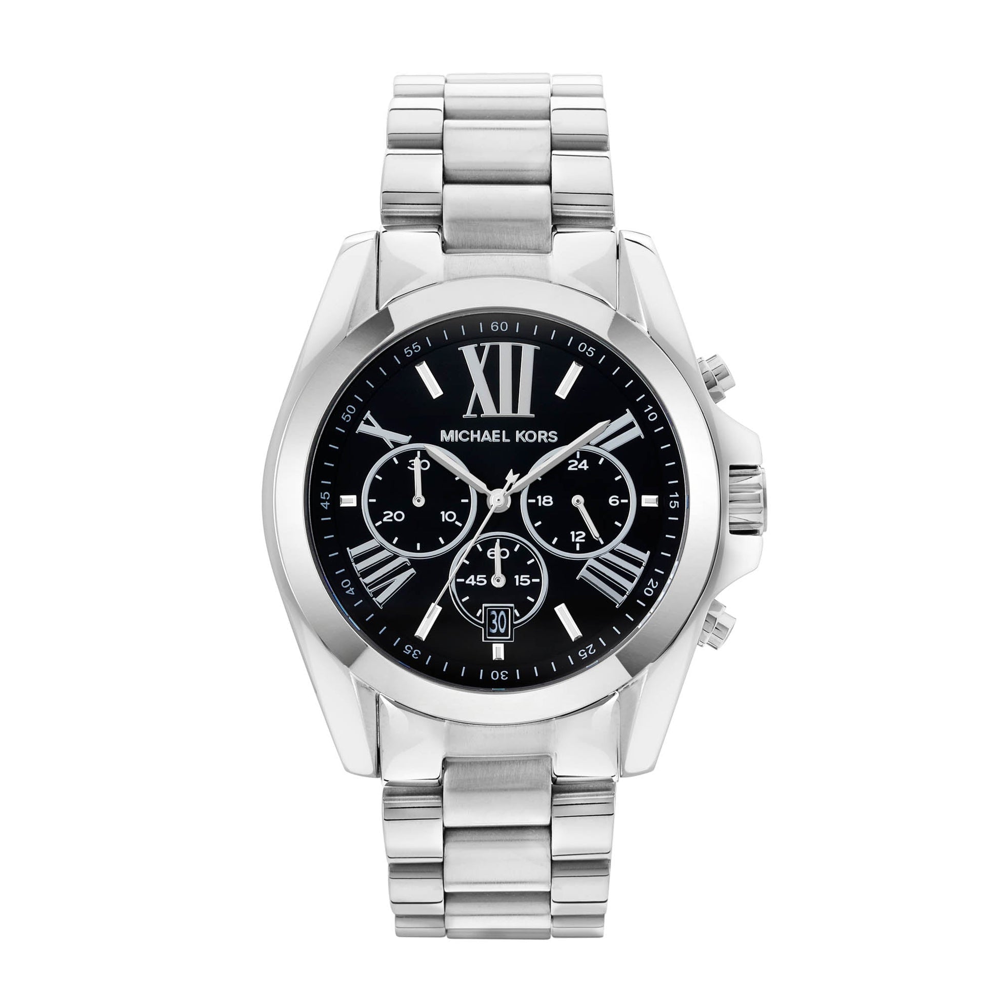 Buy Michael Kors Mens Chronograph Quartz Bradshaw Stainless Steel Black Dial 44mm Watch - Mk5705 in Pakistan