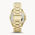 Buy Michael Kors Womens Chronograph Quartz Bradshaw Gold Stainless Steel Black Dial 43mm Watch - Mk5739 in Pakistan