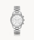 Buy Michael Kors Womens Quartz Ritz Silver Stainless Steel White Dial 37mm Watch - Mk6428 in Pakistan