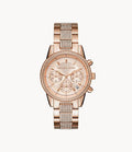 Buy Michael Kors Ritz Chronograph Rose Gold-tone Stainless Steel Watch for Women - Mk6485 in Pakistan