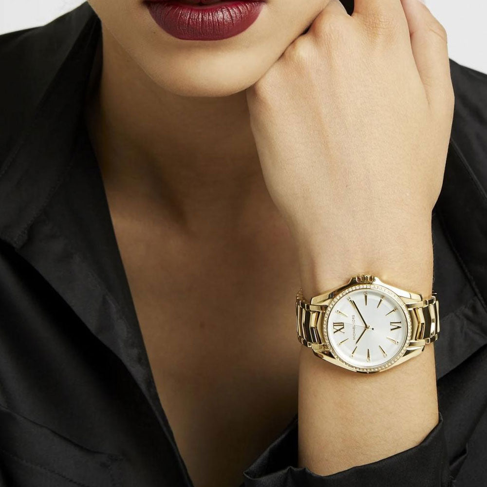 Buy Michael Kors Womens Quartz Whitney Stainless Steel White Dial 38mm Watch - Mk6693 in Pakistan