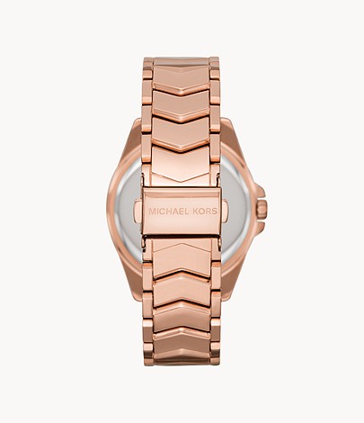 Buy Michael Kors Womens Quartz Whitney Rose Gold Stainless Steel White Dial 38mm Watch - Mk6694 in Pakistan