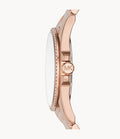 Buy Michael Kors Womens Quartz Whitney Rose Gold Stainless Steel White Dial 38mm Watch - Mk6694 in Pakistan