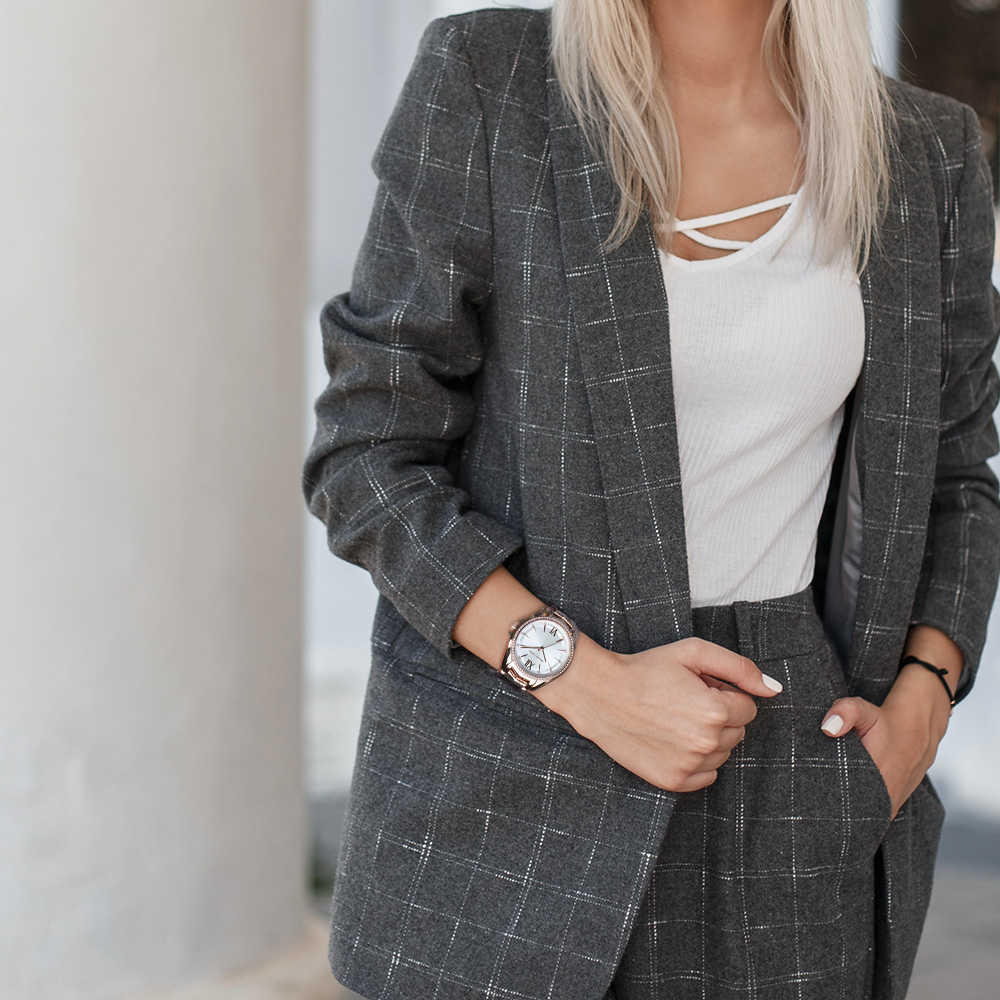 Buy Michael Kors Womens Quartz Whitney Rose Gold Stainless Steel White Dial 38mm Watch - Mk6694 in Pakistan