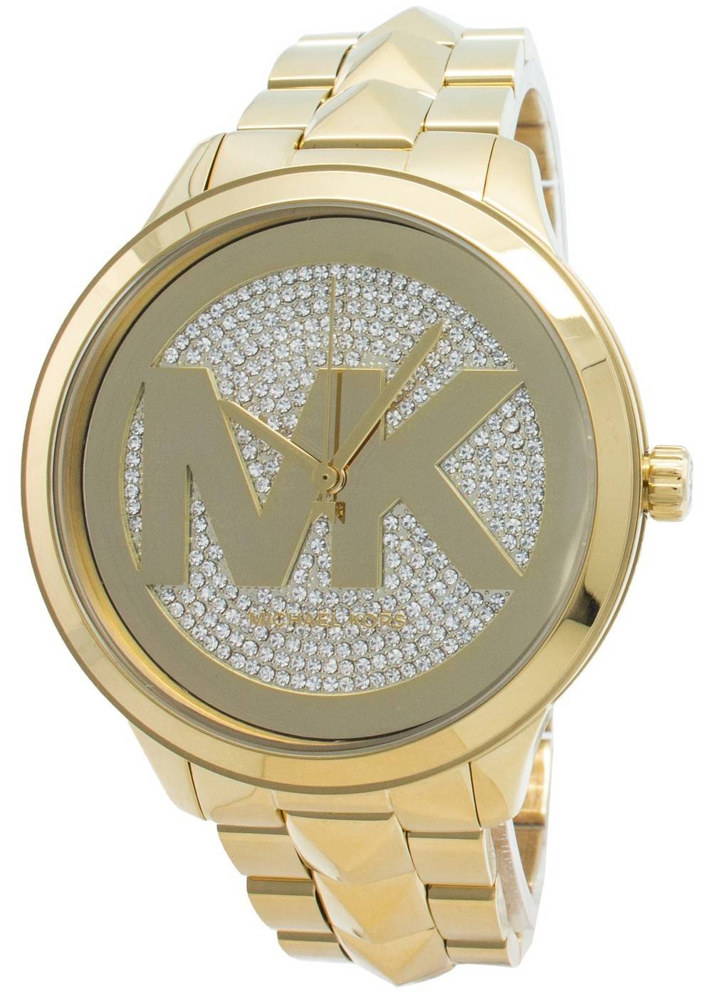 Buy Michael Kors Womens Quartz Runway Stainless Steel Gold Dial 44mm Watch - Mk6714 in Pakistan