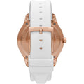 Buy Michael Kors Womens Quartz Runway White Silicone Strap White Dial 40mm Watch - Mk6853 in Pakistan