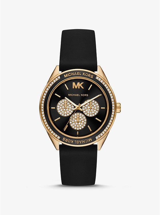Buy Michael Kors Womens Quartz Silicone Strap Black Dial 40mm Watch - Mk6944 in Pakistan