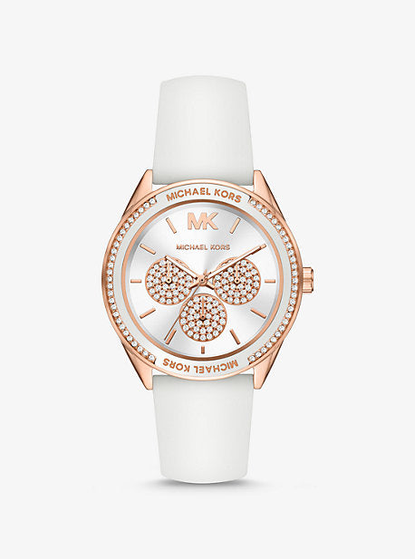 Buy Michael Kors Womens Quartz Silicone Strap White Dial 40mm Watch - Mk6945 in Pakistan